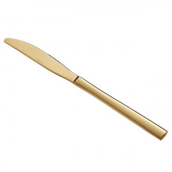 Modern Gold Dinner Knife (Qty of 10)