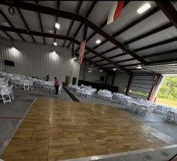 12’x12’ Wood Colored Dance Floor