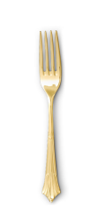 EMPIRE GOLD MIRROR SALAD FORKS (Qty of 10)
