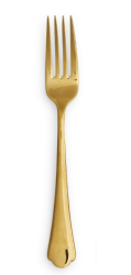 ETHAN GOLD MIRROR DINNER FORK (Qty of 10)