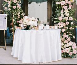 132” Round Dupioni Linen