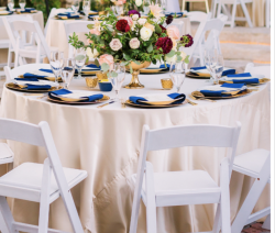 120 Round Tablecloth Satin