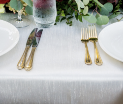 90”x156” Dupioni Linen