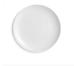 Iris white coupe salad/dessert plate (Qty of 10)